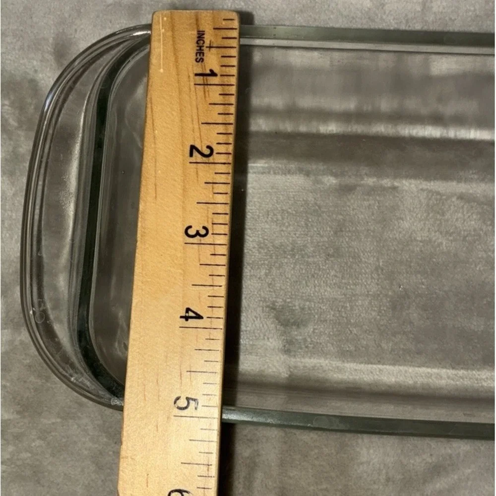 Glass Baking Dish‎ Lasagna Casserole Rectangle  8x5x3 1 qt Clear